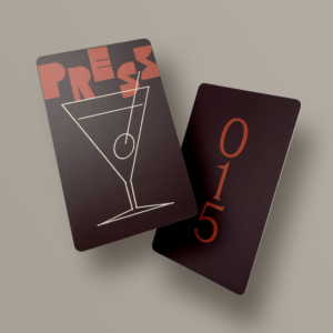 Bar Tab Cards