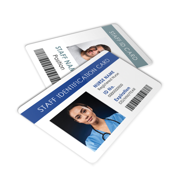 Free Design Custom Made ID Card Staff Membership Printed on PVC Plastic Cards 