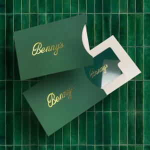 Card Sleeves with Insert (Arch Cutout)