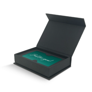 Black Magnetic Gift Card Boxes