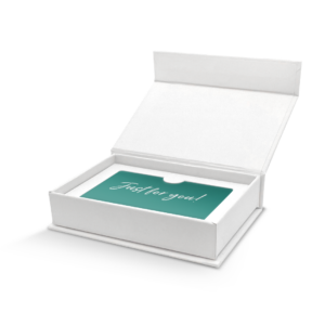 White Magnetic Gift Card Boxes