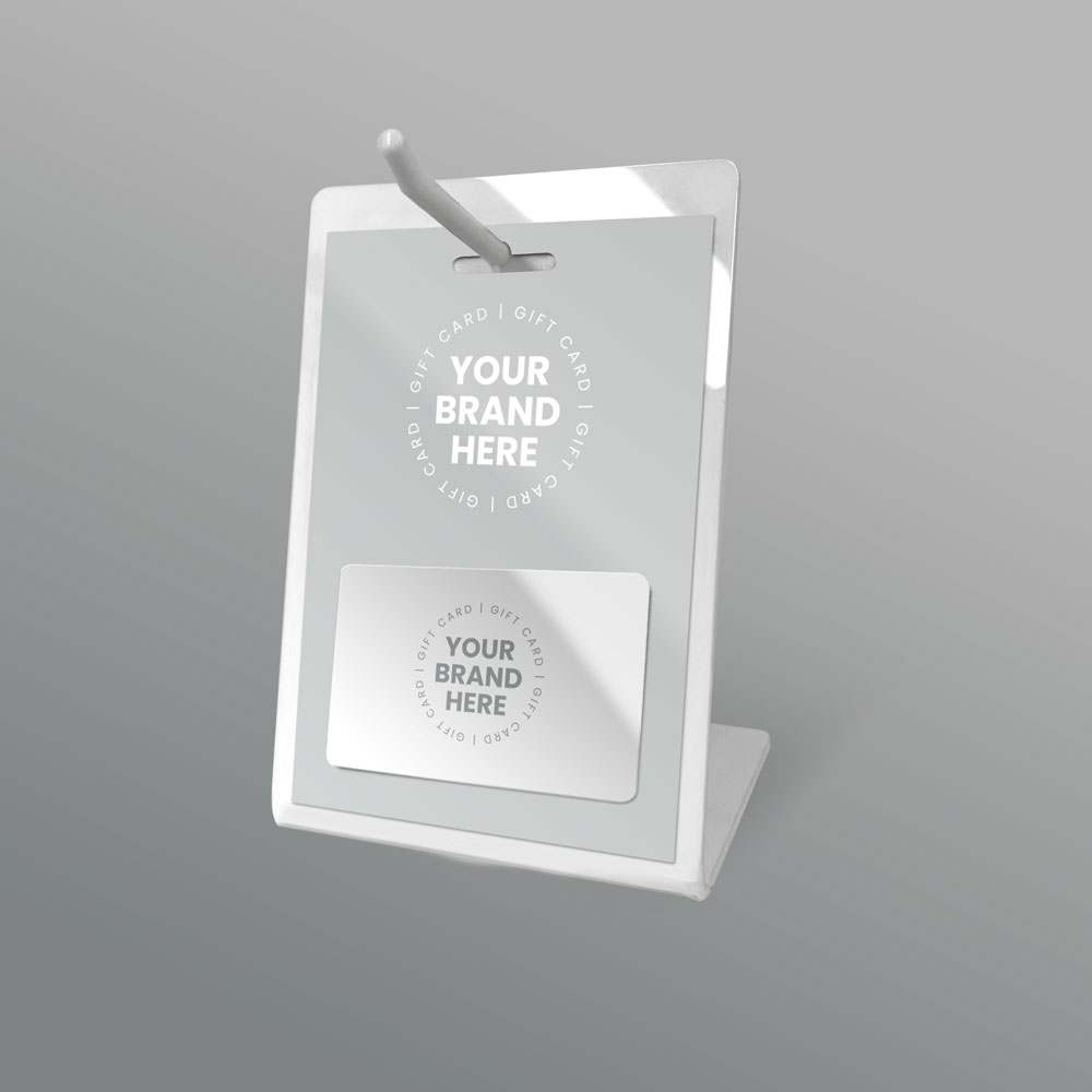 Gift Card Display Stands with Hook