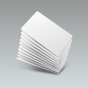 White Matte Blank CR80 PVC Plastic Cards