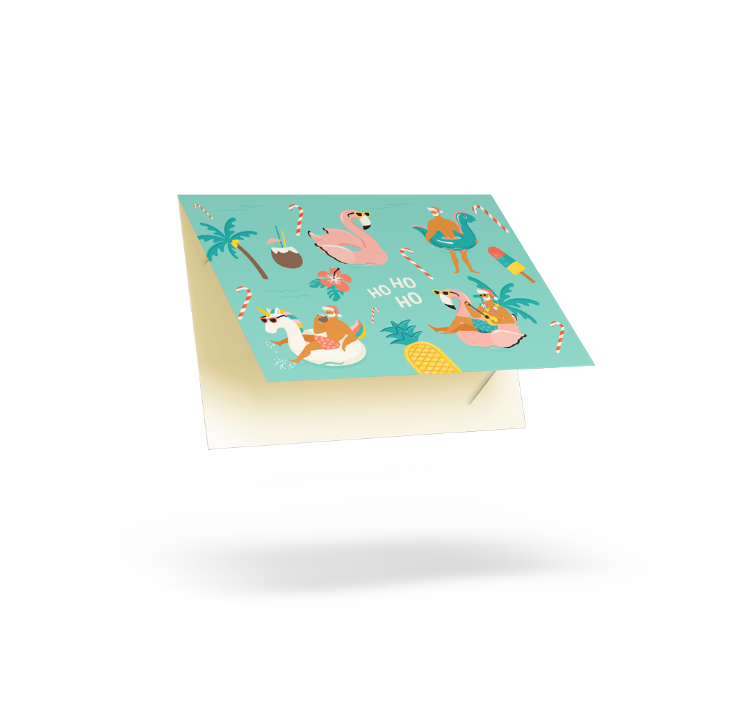 Tropical Flamingo - Christmas Design - Image 2