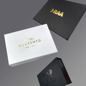 Custom Printed Foiled gift card boxes