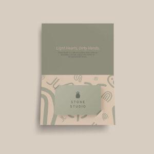 Folded Card Holder A5