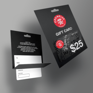 Retail Backing Card with Square Corners
