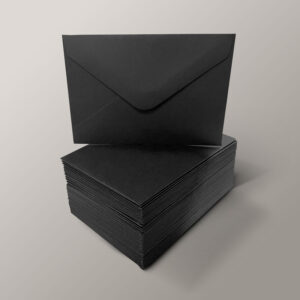 Black Envelopes 6.5 x 9.4