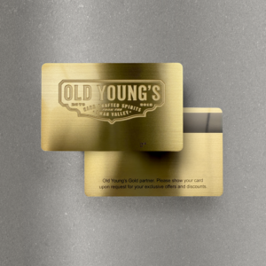 Metal Business Cards - Gold Plated