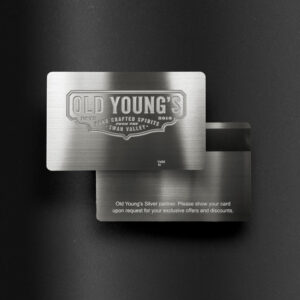 Metal Business Cards - Stainless Steel